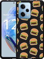 Cazy Hoesje Zwart geschikt voor Xiaomi Redmi Note 12 Pro 5G Burgers