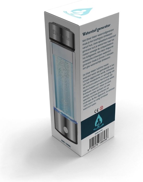 Waterstof Water Generator Ionisator Draagbare Waterstof Waterfles 3 Minuten Maak Waterstofgehalte Tot 4500-5000 PPB Inhalatoradapter Voor Auto, Fiets, Buitenshuis, Tandaard Mineraalwateradapter (Size Waterstof Water Generator Ionisator Draagbare Waterstof Waterfles 3 Minuten Maak Waterstofgehalte Tot 4500-5000 PPB Inhalatoradapter Voor Auto, Fiets, Buitenshuis, Tandaard Mineraalwateradapter (Size