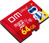 DM - 64gb micro sd kaart - High speed - 4K - Extra veilig - U3 - Klasse 10 - R 80 mb/s - W 44 mb/s