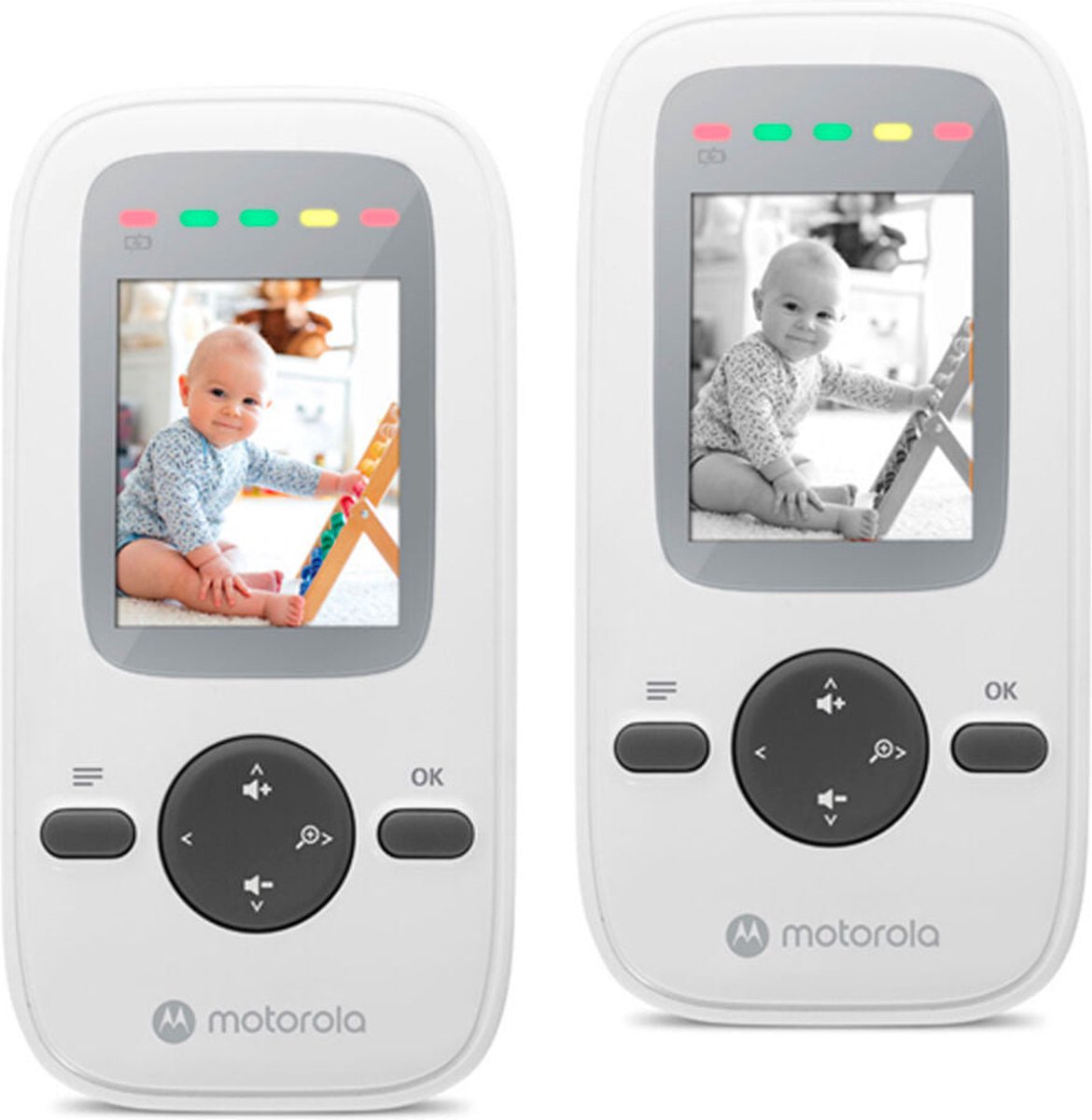 Moniteur pour bébé Motorola MBP-481 avec caméra 2,0 " | Blanc | bol