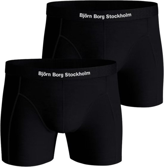 Björn Borg Lyocell boxers - heren boxers normale lengte (2-pack) - multicolor - Maat: L