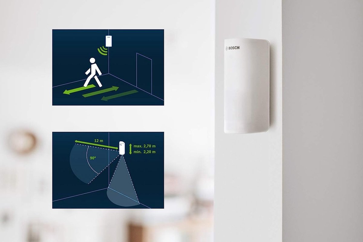 Bosch Smart Home Bewegingsmelder Met App-Functie (Compatibel Met Apple Homekit)