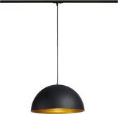 SLV FORCHINI M pendellamp Hanglamp 1x40W Zwart Goud 143932