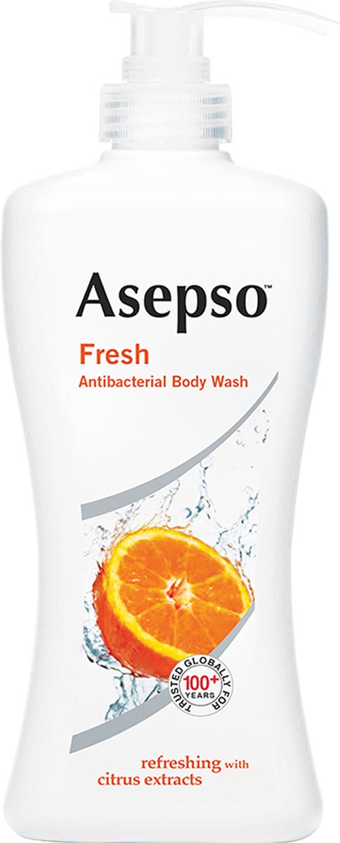 Asepso - Fresh - Antibacteriële Douchegel/Body Wash - 650ml