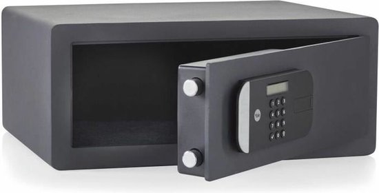 Yale Kluis - Cijferslot - Maximum Security Laptopkluis - SKG 2 - 200 x 480 x 350 mm - Antraciet