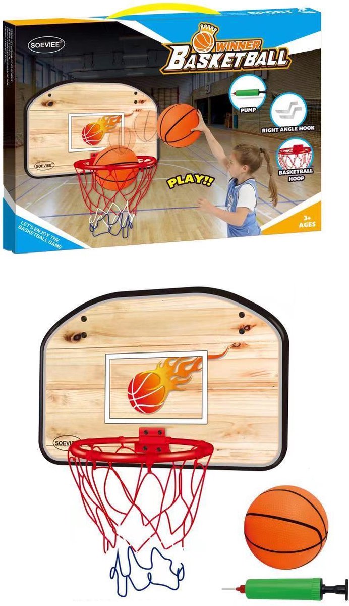 Planche de Basketbal - Panier de basket - Set de Basketbal - Jouets Enfants  | bol