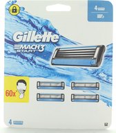 Gillette Mach3 - Lames de rasoir pour homme - 4 Lames de recharge