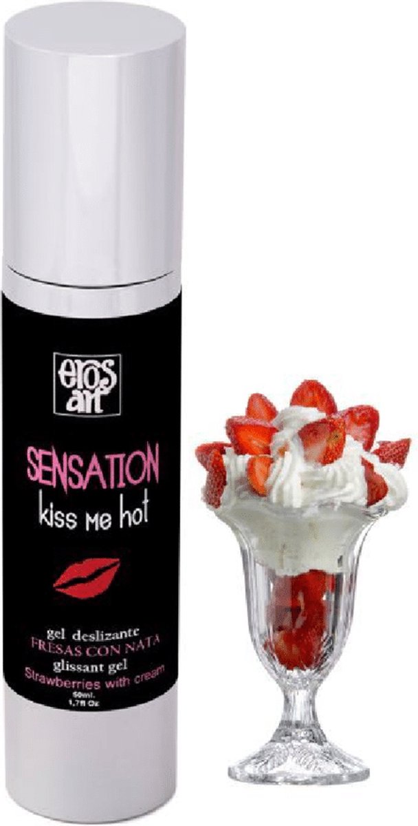 Goedkoopste EROS-ART | Eros Sensattion Natural Lubricant Strawberries With Cream 50ml