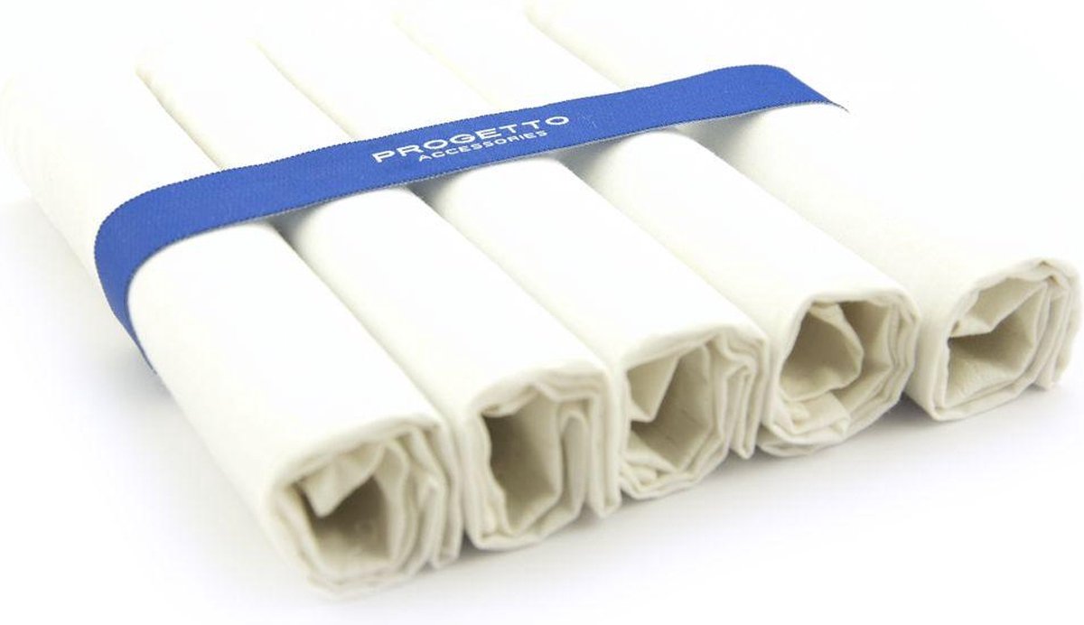 Goedkoopste Zakdoeken 5-pack wit
