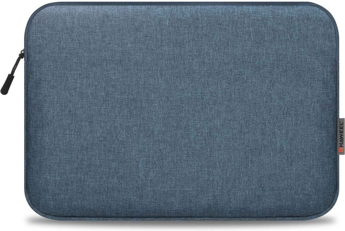 HAWEEL HWL7014 Voor MacBook 12-inch (2015) / MacBook Air 13 inch (2022) / (2020) / (2018) Anti-kras Draagtas Beschermhoes (34 x 25cm, 12.5-13.5 inch) - Blauw