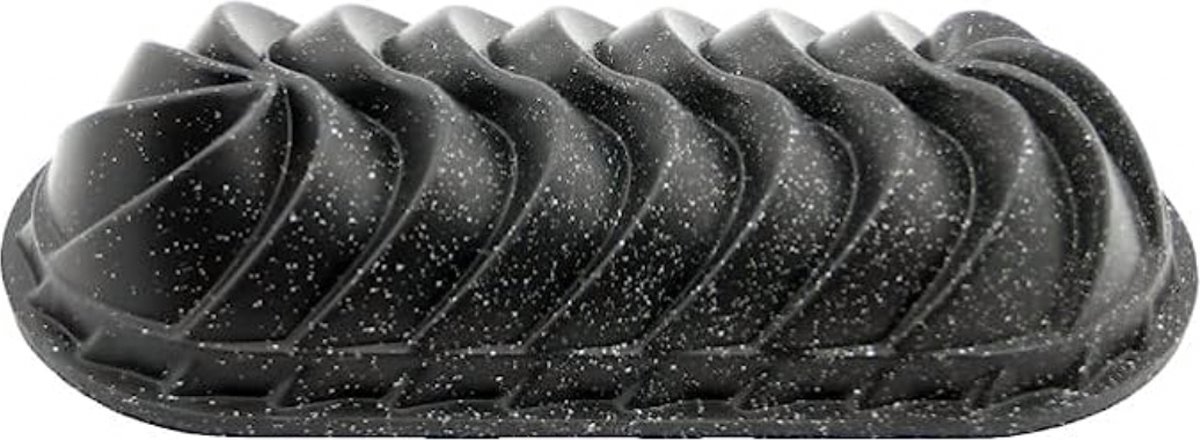 Rechthoekige bakvorm - Gietvorm - Taartvorm - Graniet - Geschikt voor bakken - 33 cm - Grijs