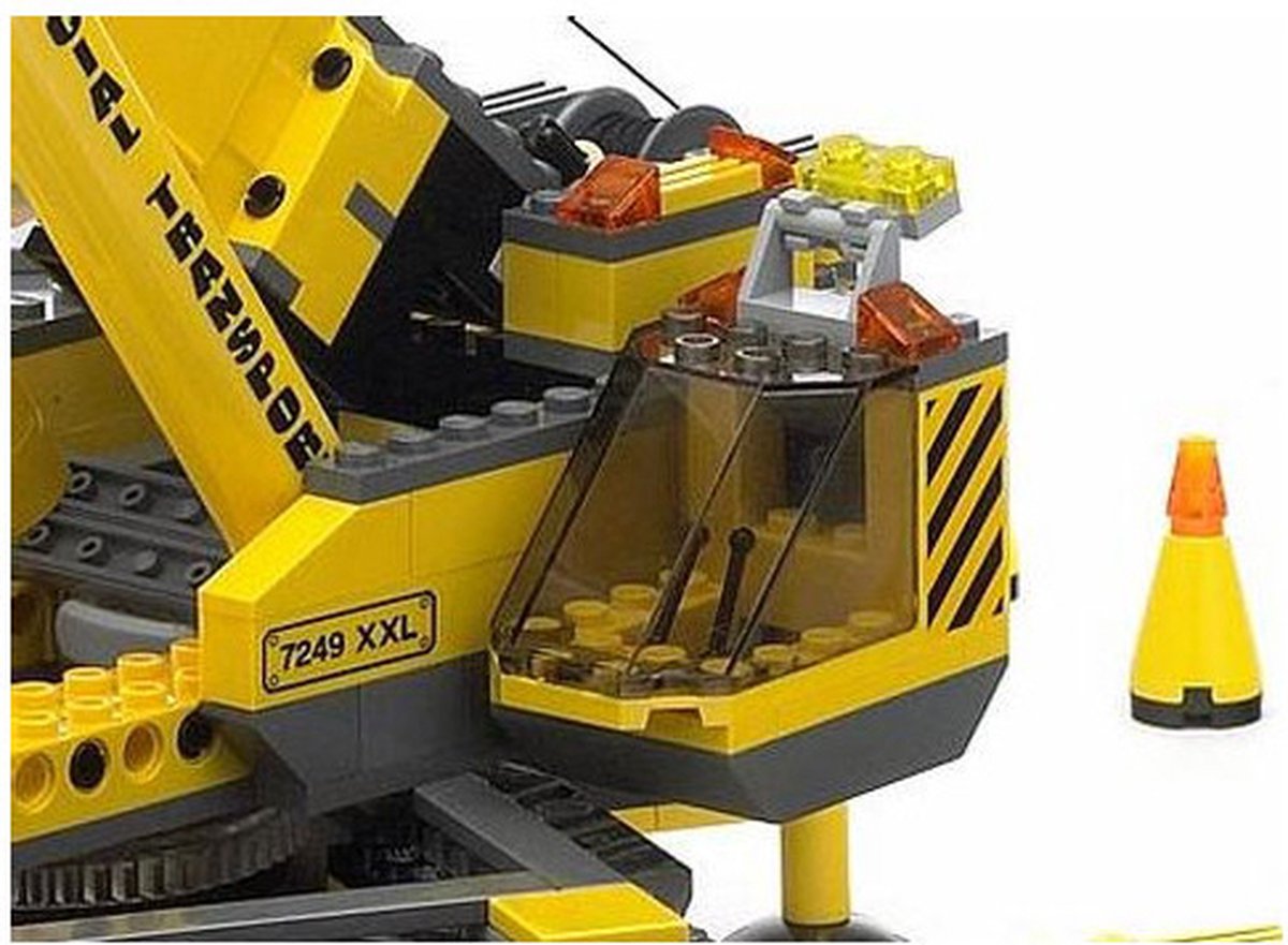 onderhoud noot Leeg de prullenbak Lego City XXL mobiele kraan - 7249 | bol.com