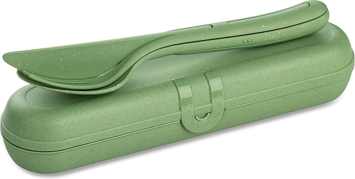 Koziol - Klikk Ready Case and Cutlery Set of 3 Pieces