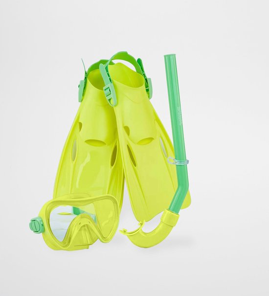 Sunnylife - Ensemble de plongée avec tuba Kids Sea Seeker Ocean Medium - Plastique - Jaune