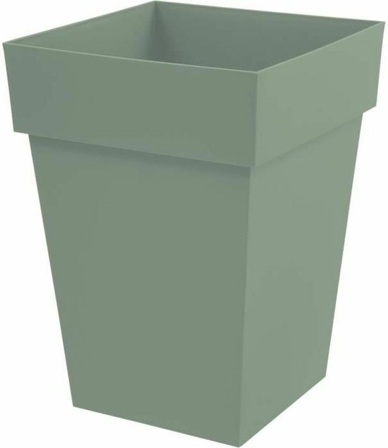 Plant pot EDA Tuscan  Taupe polypropylene Squared 39 x 39 x 39 cm main image 1