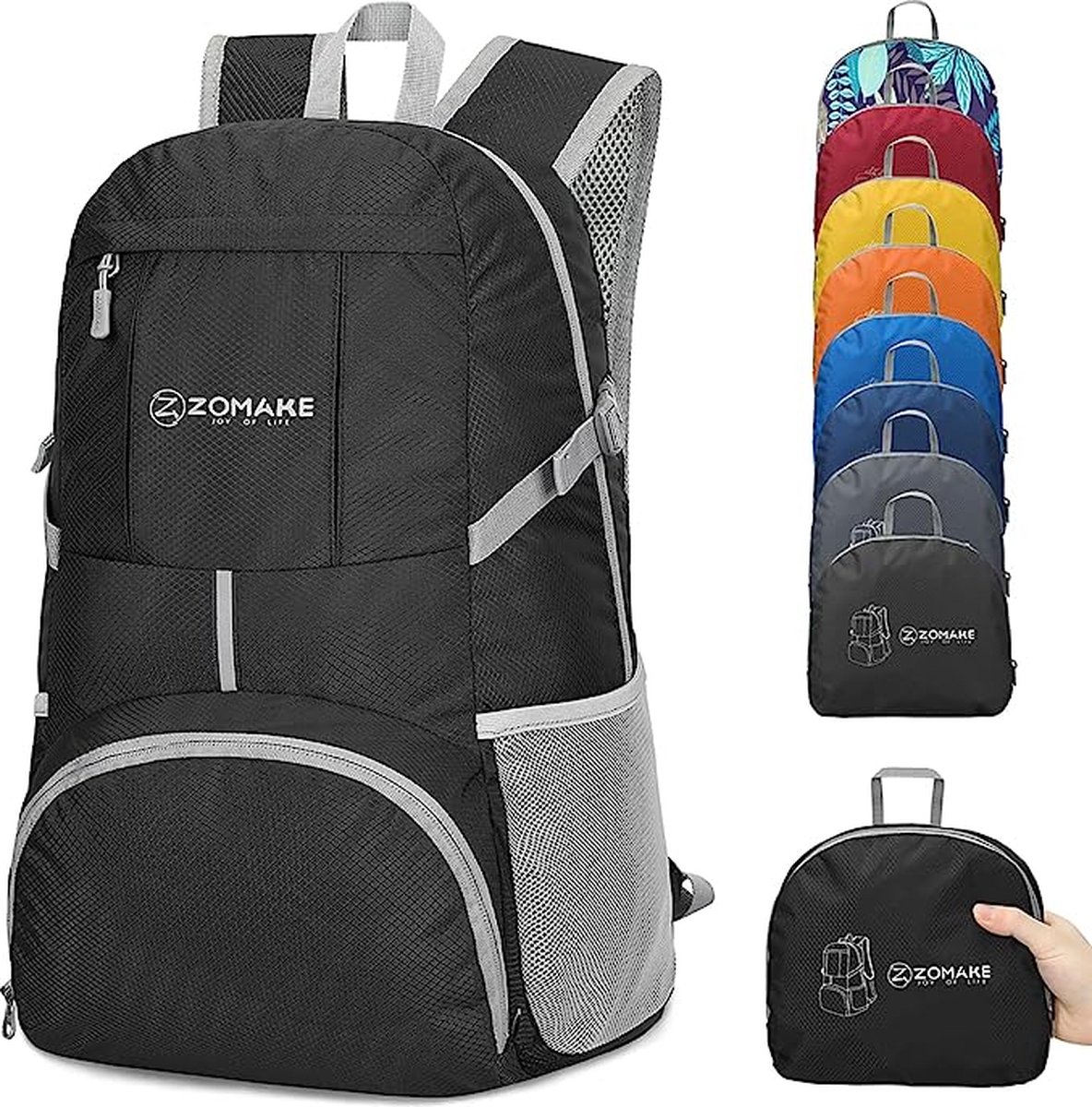 thumbnail: Emiyea Opvouwbare Wandelrugzak – Ultralicht, Waterdicht En Compact Voor Reizen En Sport