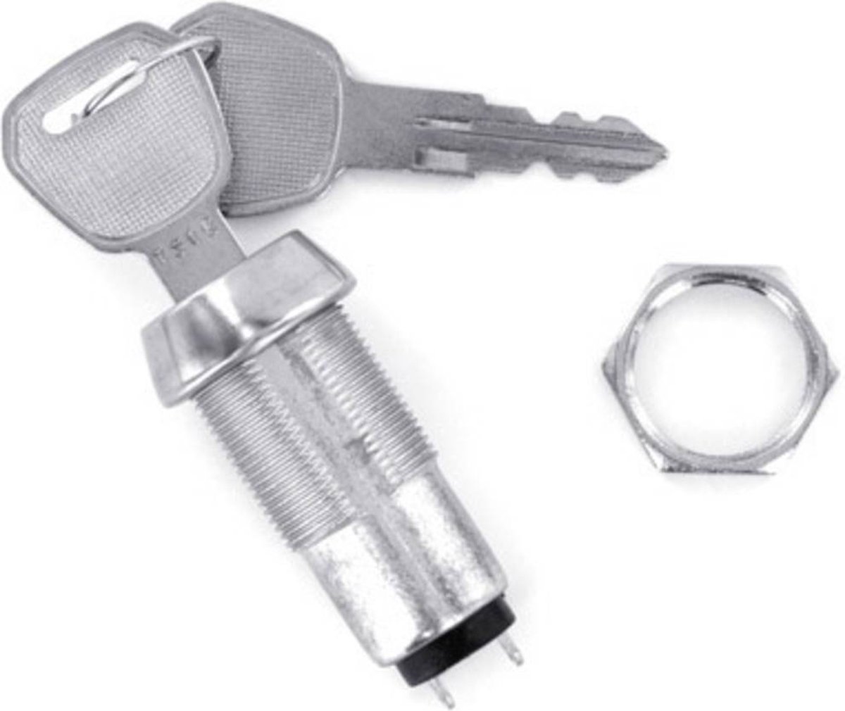 TRU COMPONENTS TC-SS1E TC-SS1E Sleutelschakelaar 3 A 1x aan/uit 1 stuk(s)