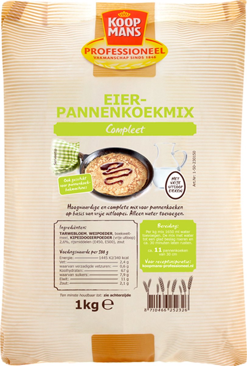 Koopmans Professioneel Eierpannenkoekmix 1 kg