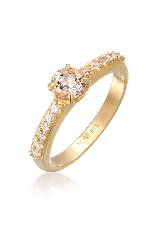 Verstelbare 925 Sterling Zilveren kinderring Kroon met 3 steentjes - Jewels & Lifestyle