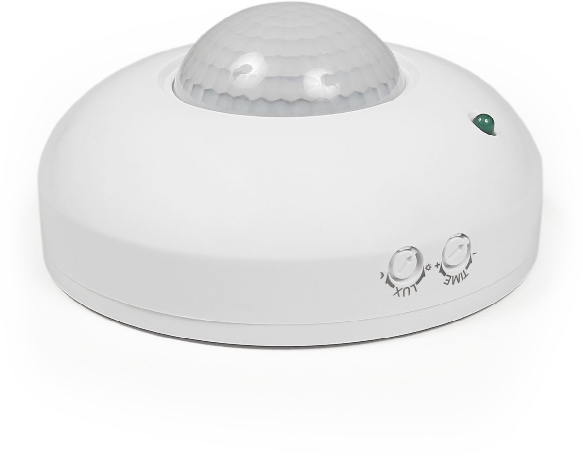 IR bewegingsmelder ''LX-362'' - Bewegingssensor 360° - Bewegingsdetector 1000W - wit - geschikt voor LED