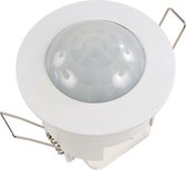 Bewegingssensor IR ''LX-630'' - Bewegingsmelder 360° - Bewegingsdetector 230V / 1.200W - wit - inbouw - geschikt voor LED