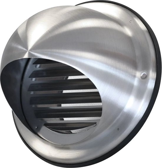 Grille Ventilation 125 mm Inox Haute Qualité - Hotte, Extracteur