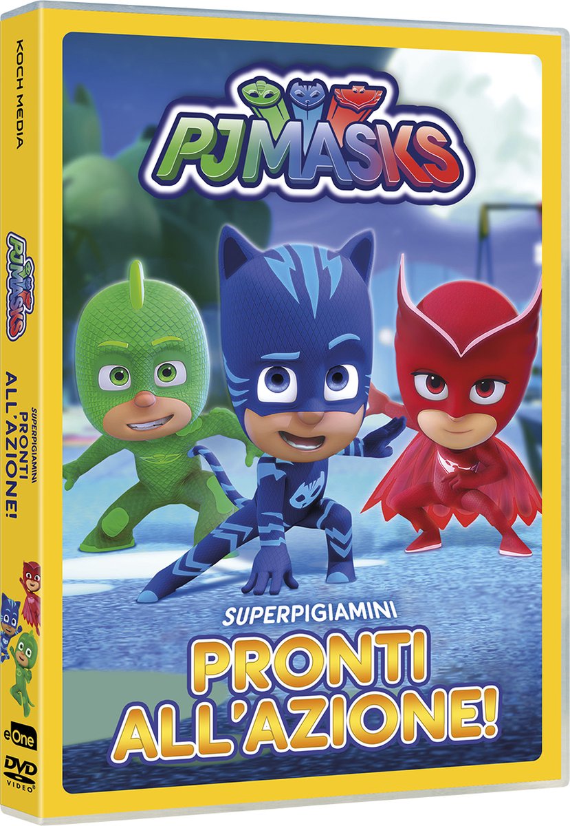 PLAION PJ Masks DVD Engels, Italiaans