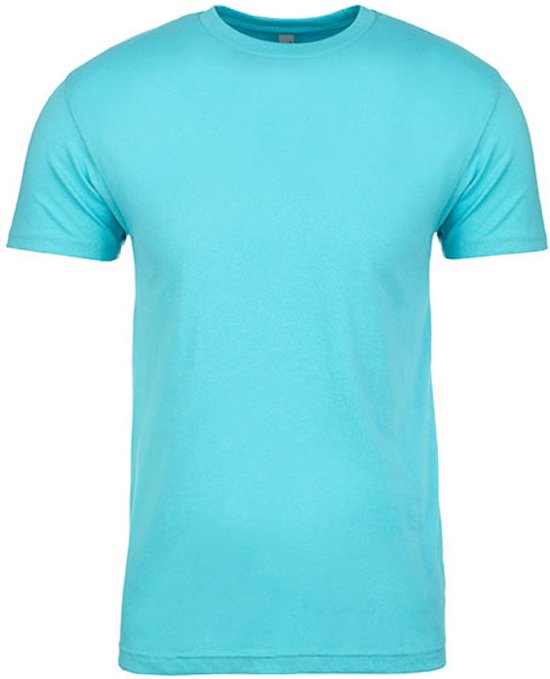 Men´s Crew Neck T-Shirt met korte mouwen Tahiti Blue - S