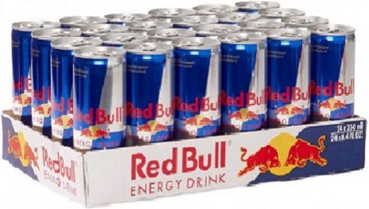 Red Bull | Energy drink 25 cl per blikje, tray 24 blikjes | bol