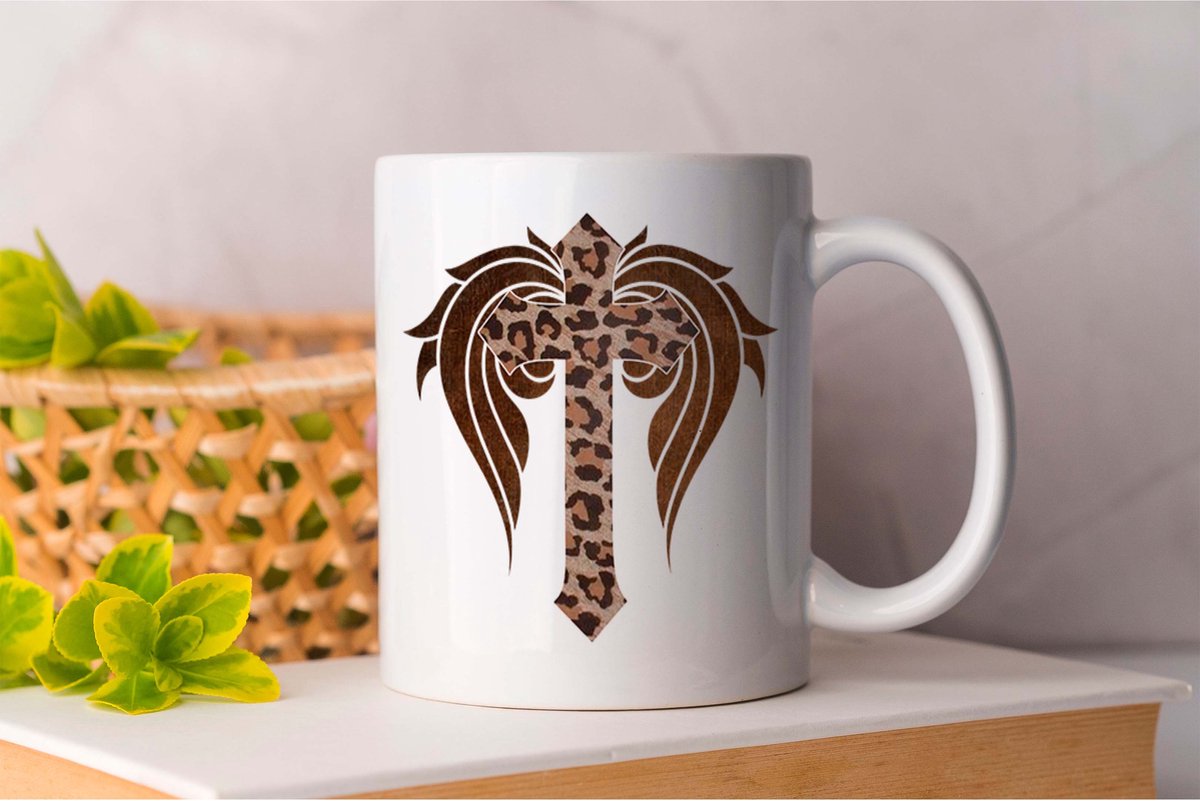 Mok Kruis - Bloemen - Flowers - West - Western - Kruis - Wild - Rodeo - Sunflower - Cadeau - Gift