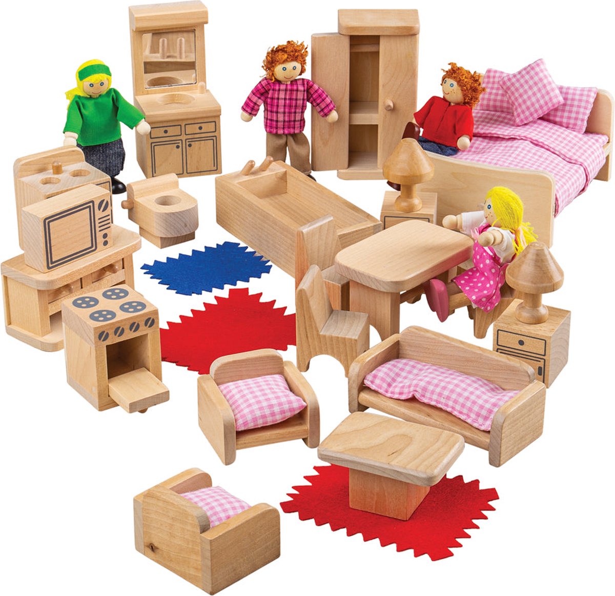 Poppenhuis Familie BigJigs JT117 — afbeelding 6