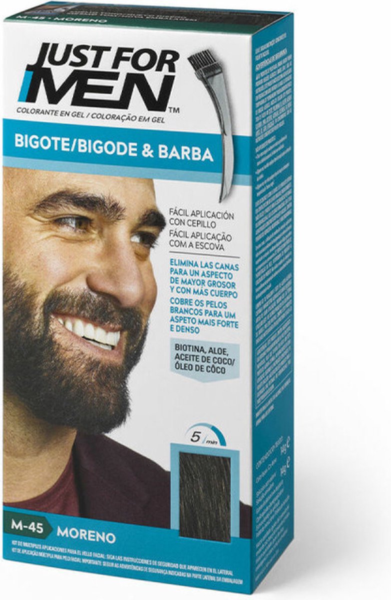 Anti-Veroudering Crème voor Ooggebied Just For Men Baard Brunette (15 ml)