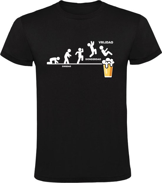 Kippenspel Heren T-shirt - kijk niet naar de kip - spel - grap - droge humor - saai