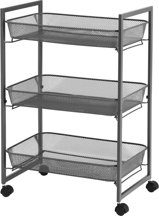 Almacén Carro logístico resistente Contenedor de rollo de acero con estantes Car