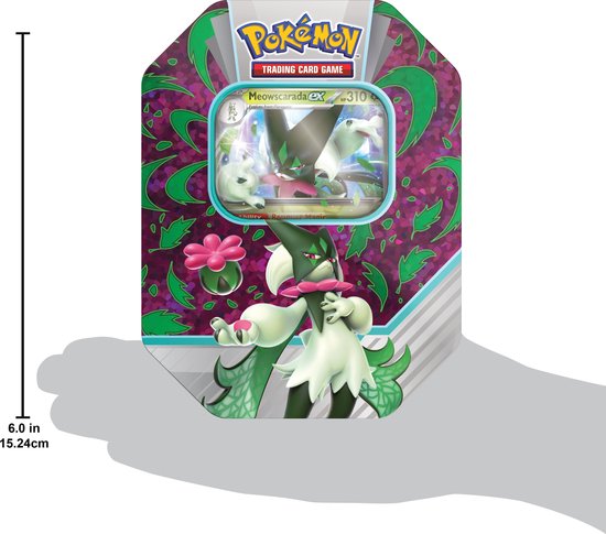 Pokémon Paldea Partners Meowscarada ex Tin - Pokémon Kaarten