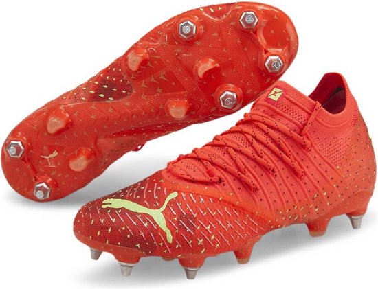 Chaussures de football PUMA Future 1.4 Iron Stud (SG) Oranje vert