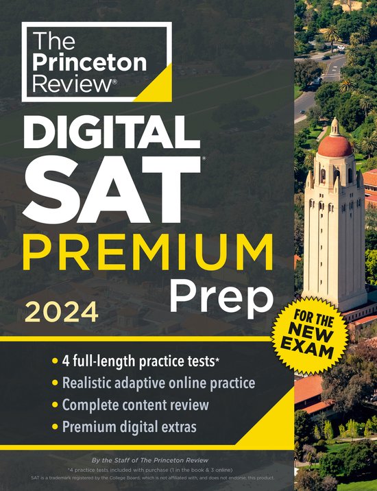 College Test Preparation- Princeton Review SAT Premium Prep, 2024