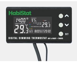 Habistat Digitale Dimmer Thermostaat - Terraium - 600 Watt Dag/Nacht Timer