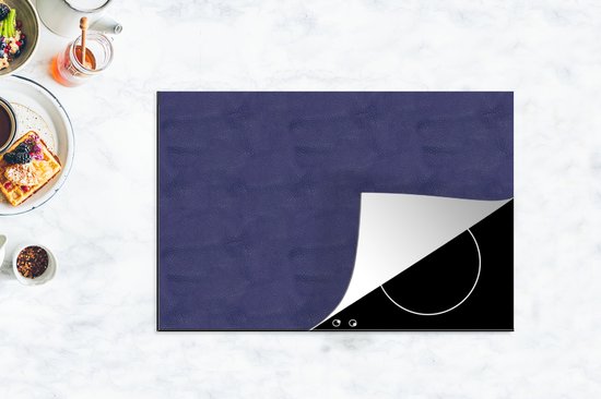 KitchenYeah® Inductie beschermer 76x51.5 cm - Inductie beschermer - Leer - Structuur - Dierenhuid - Kookplaataccessoires - Afdekplaat voor kookplaat - Inductiebeschermer - Inductiemat - Inductieplaat mat