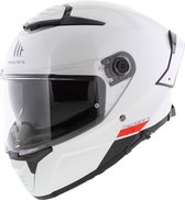 MT Thunder 4 SV Integraal helm solid glans wit L - Motorhelm Scooterhelm