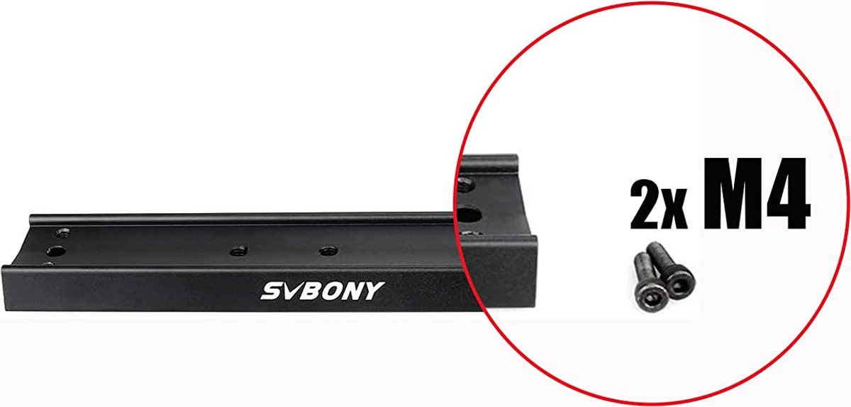 Svbony 210mm Volledig Metalen Standaard Zwaluwstaartplaat 8.3