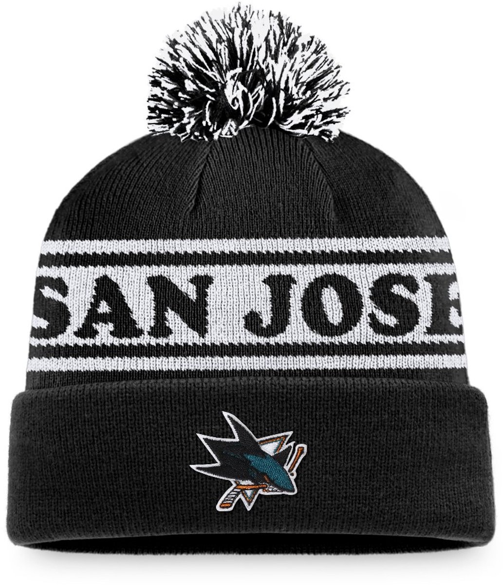 Fanatics - NHL - Muts Sport Resort - IJshockey - San Jose Sharks - Zwart - One-Size