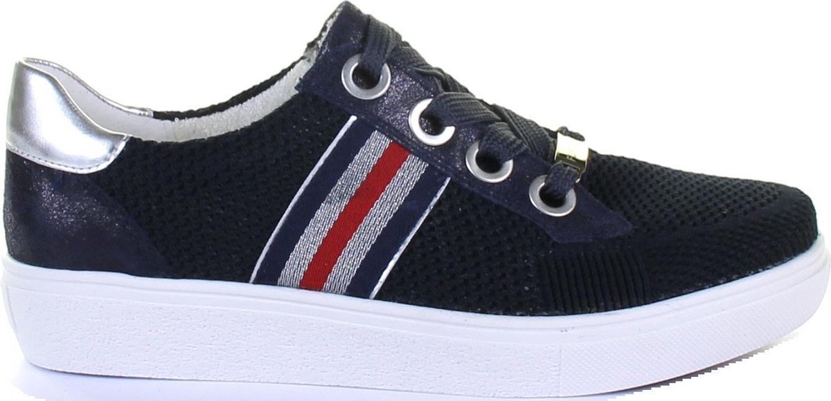 Ara -Dames blauw donker sneaker-sportief