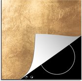 Inductie beschermer - Inductie Mat - Kookplaat beschermer - Lichtval op een gouden muur - 78x78 cm - Afdekplaat inductie - Inductiebeschermer
