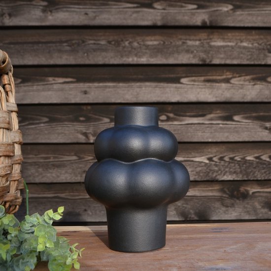 Causeway Bay - Sally Vase M black