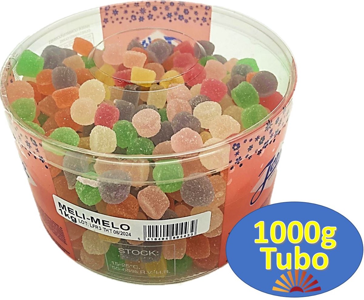 Joris Meli-Melo - Snoep - 1kg - Gekleurd - Gesuikerd - Zacht in silo/tubo