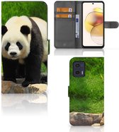 Telefoontas Motorola Moto G73 Hoesje Panda