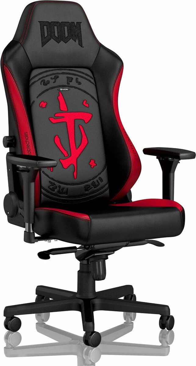 Noblechairs - DOOM Gamingstoel - Zwart/Rood – foto 2