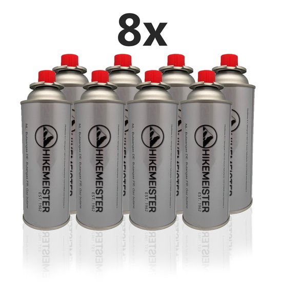 HikeMeister ® Butaan camping gasbus 8 stuks voordeel verpakking van Merkloos — afbeelding 3