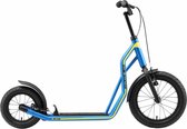 STAR SCOOTER autoped 16 inch + 12 inch, blauw